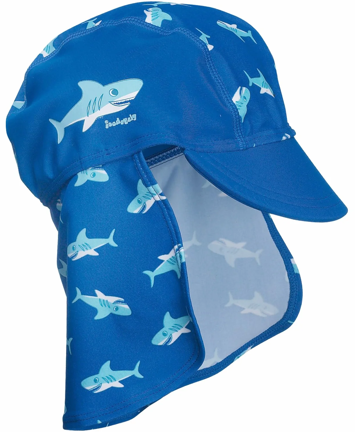 Playshoes Badekappe Kopfbedeckung Unisex Kinder,Hai,53