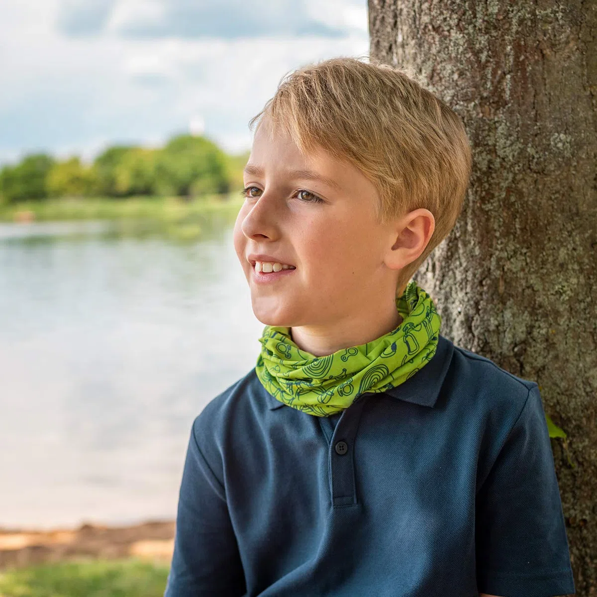 P.A.C. Kids Anti Mosquito - Multifunktionstuch wehrt Stechmücken und Zecken ab, frei von Giftstoffen, Kinder