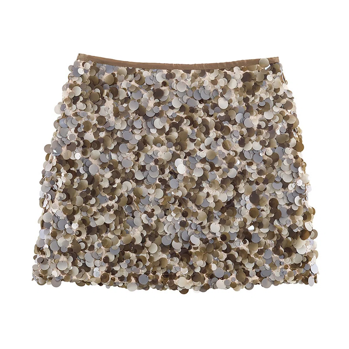 glitzerrock Kind Glitzerrock Mädchen Pailletten Rock Elastischer Bund Funkelnde Glitzer Plissee Skorts mit Futter für Kinder Tanz Prinzessinnen Rock mädchen 134