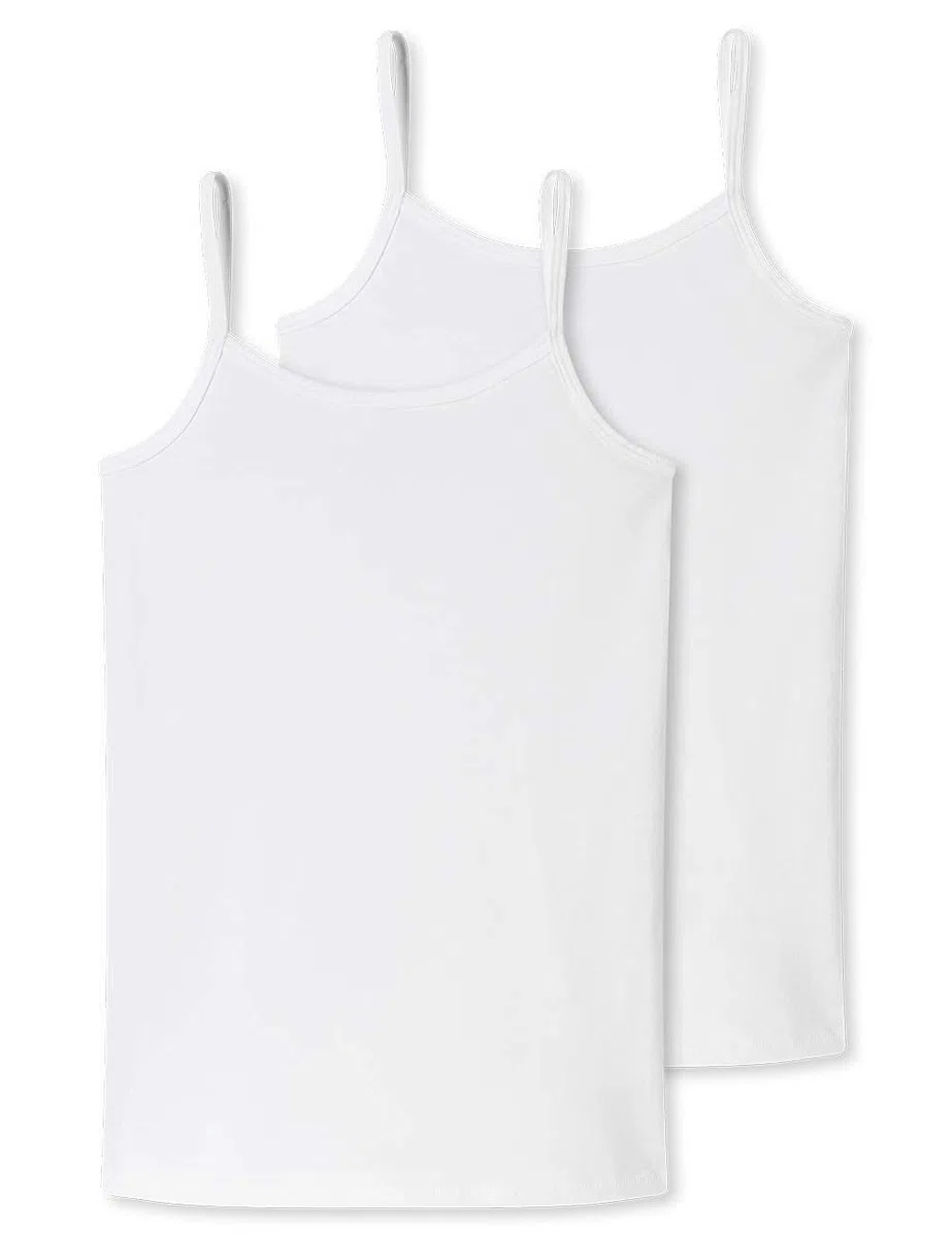 Schiesser Mädchen - Teens Top Spaghetti-Top 2er Pack Doppelpack 95/5-173527