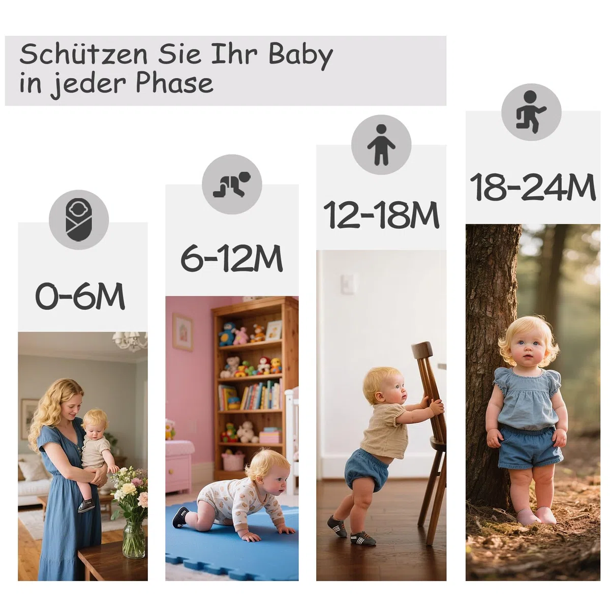 Krabbelschuhe Baby Lauflernschuhe lederpatschen Jungen Mädchen Weicher Leder Kleinkind Rutschfeste Lederschuhe
