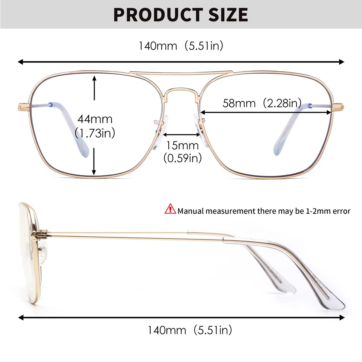 JM Flieger Blaues Licht blockiert Computer Brillen, Platz Augenschutz Video Eyeglasses Anti Blendung Damen Herren