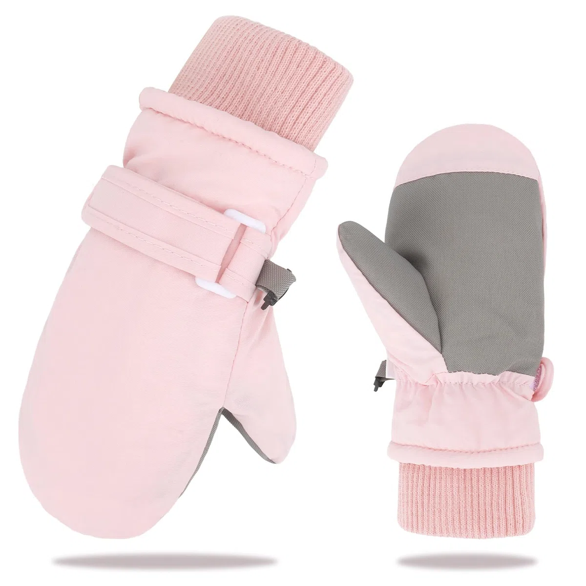 Skihandschuhe Kinder Wasserdicht Winddicht Warme Winter Fäustlinge für 2-8 Jahre Junge und Mädchen Schneehandschuhe für Skifahren, Snowboard, Radeln