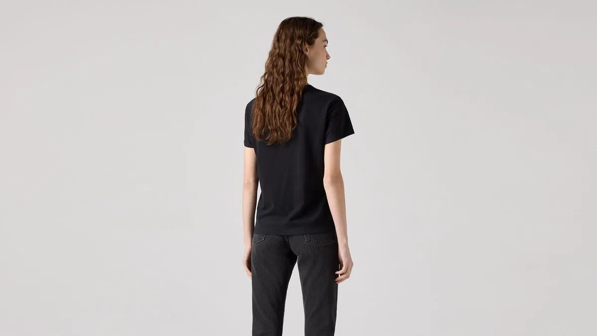 Levi's Damen The Perfect Tee T-Shirt, Large Batwing