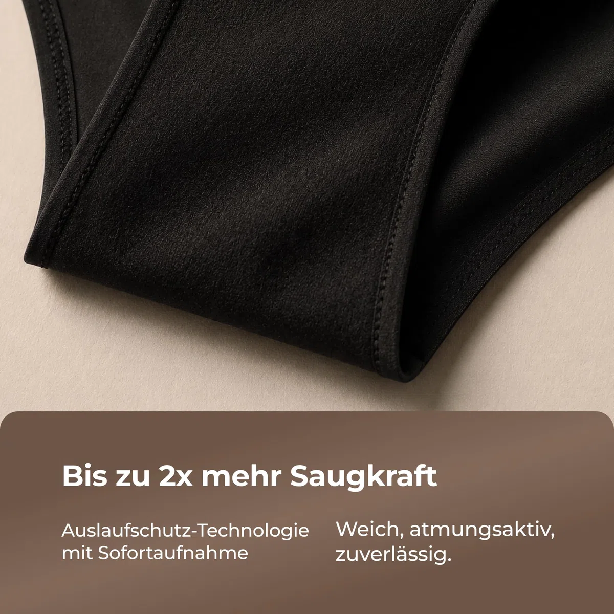 Generisch Periodenunterwäsche Unterhosen Damen Starke Blutung 60ML Lecksicher 2er Set