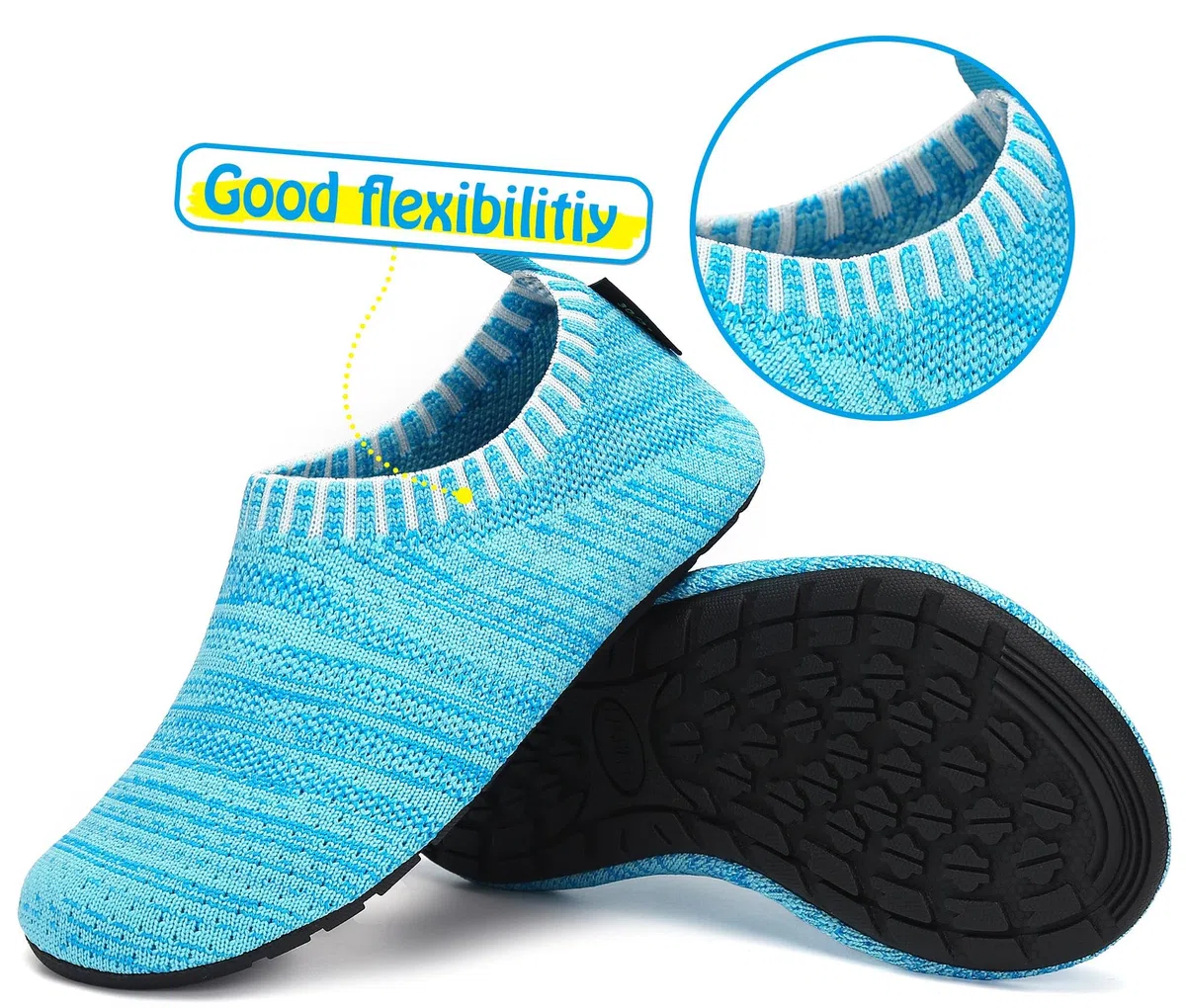 SAGUARO Hausschuhe Kinder Leichte Rutschfeste Indoor Pantoffeln für Jungen Mädchen Gr.18-37