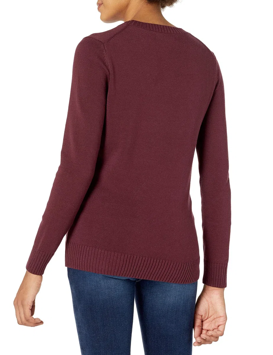 Amazon Essentials Damen Pullover Mit Rundhalsausschnitt Aus 100% Baumwolle (Erhältlich In Übergröße)