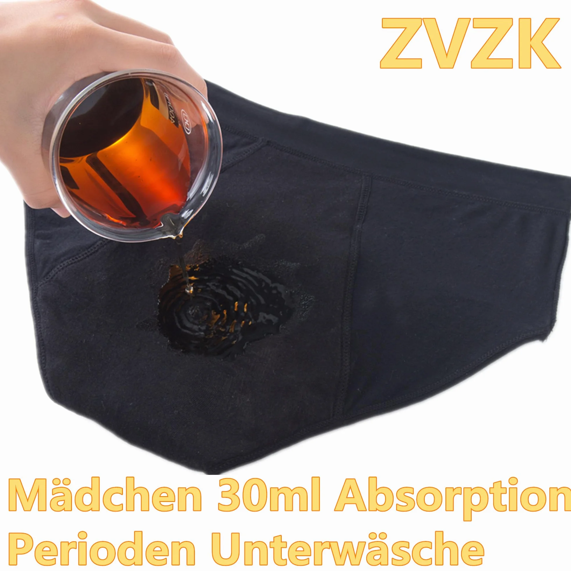 Periodenunterschwäsche Starke Blutung Mädchen 30ML 8-16 Jahre Perioden Unterwäsche Baumwolle Unterhosen Menstruation Slip