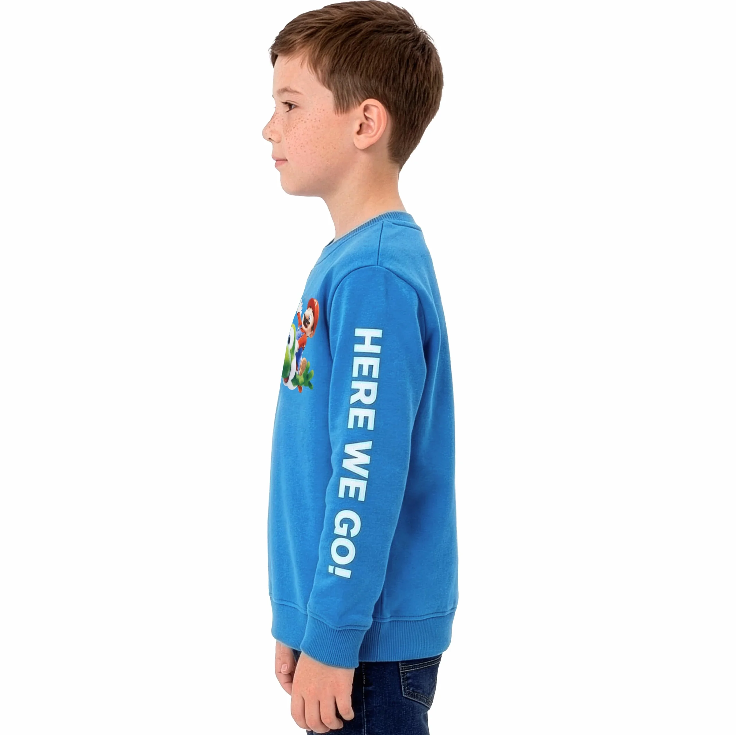 Super Mario Galaxy Movie Sweatshirt Jungen, Mario Galaxy Mario Film Pullover Für Jungen, Sweatshirt Für Kinder