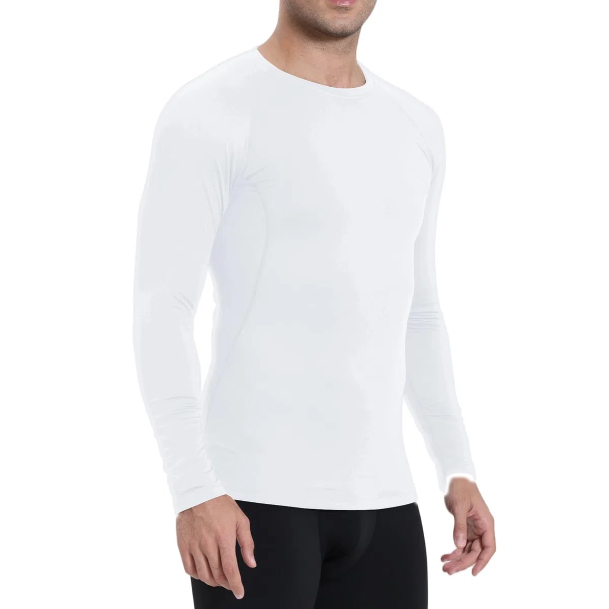 NuCamper Thermoshirt Herren Thermo Unterhemd Herren Thermounterwäsche Oberteile Langarm Thermohemd Winter Funktionsunterwäsche Skiunterwäsche Langarmshirt Warm Unterwäsche Thermounterhemd Longsleeve