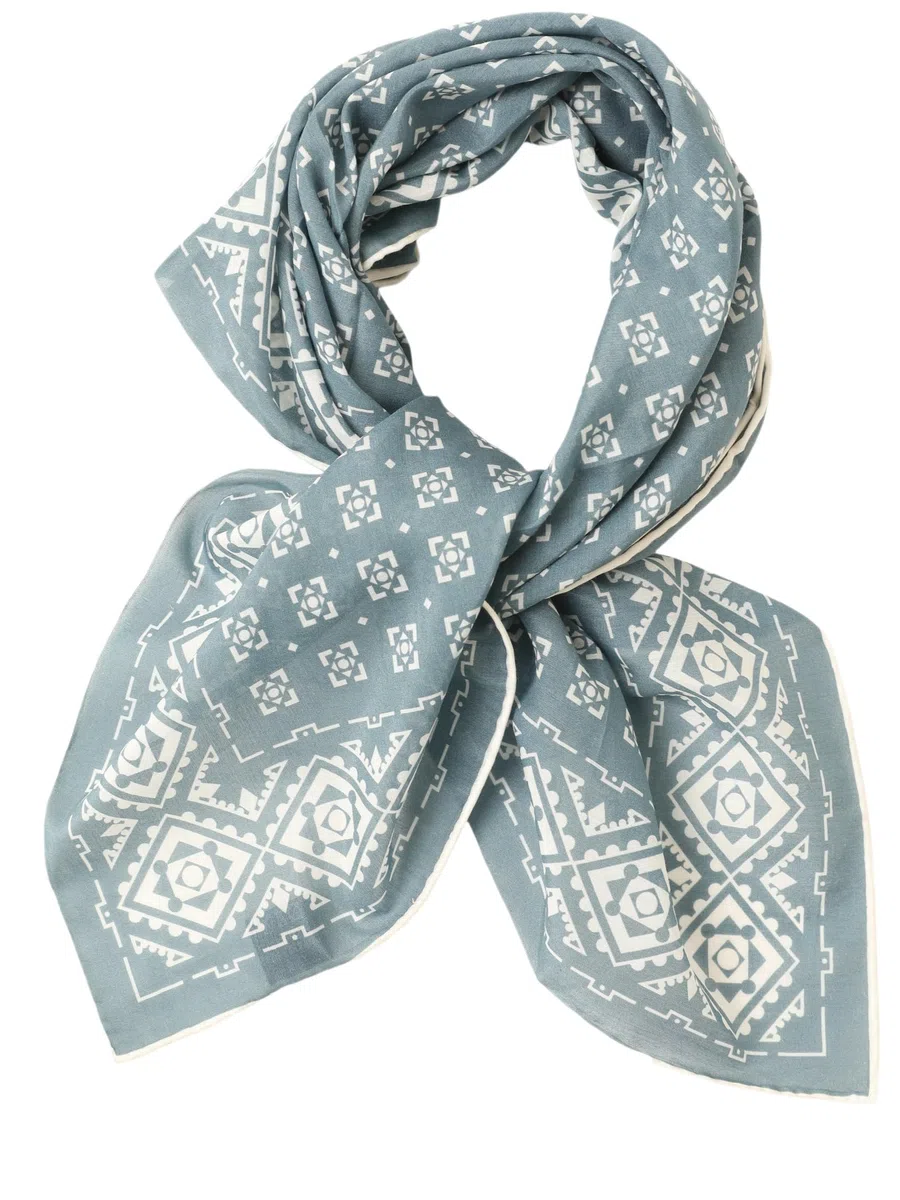 Unisex Seide Baumwolle Mix 65/65 cm Halstuch handrolliert Nickituch Kopftuch Bandana Seidenhalstuch Damen & Herren