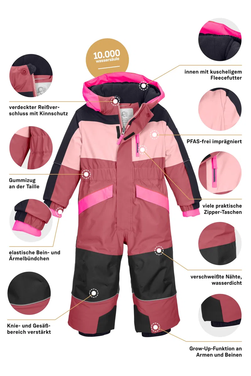 first instinct by killtec Unisex Baby Fisw 47 Mns Onpc Skioverall mit Kapuze (1er Pack)