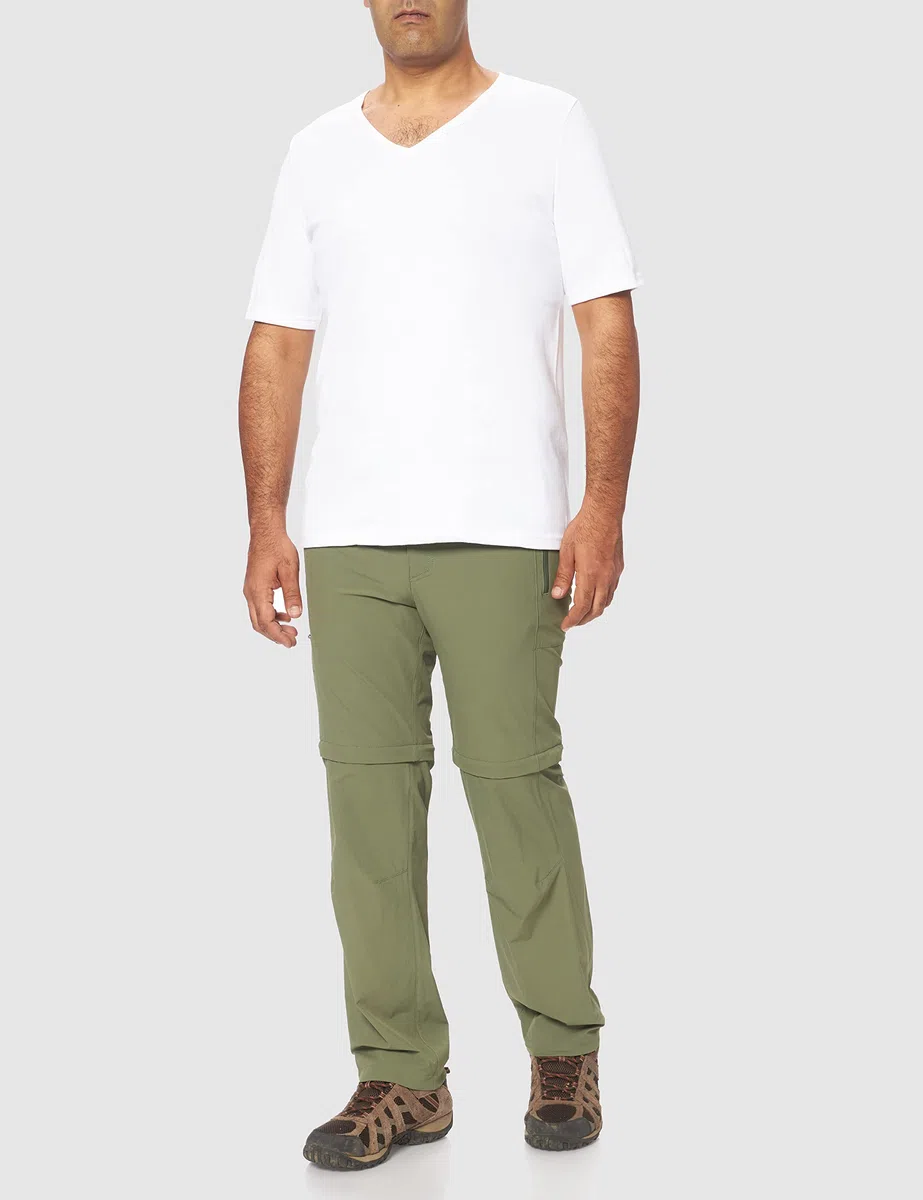 Damart Herren Kurzarm-Shirt mit V-Ausschnitt, Wärmegrad Medium 3. Thermounterwäsche - Oberteil (1er Pack)