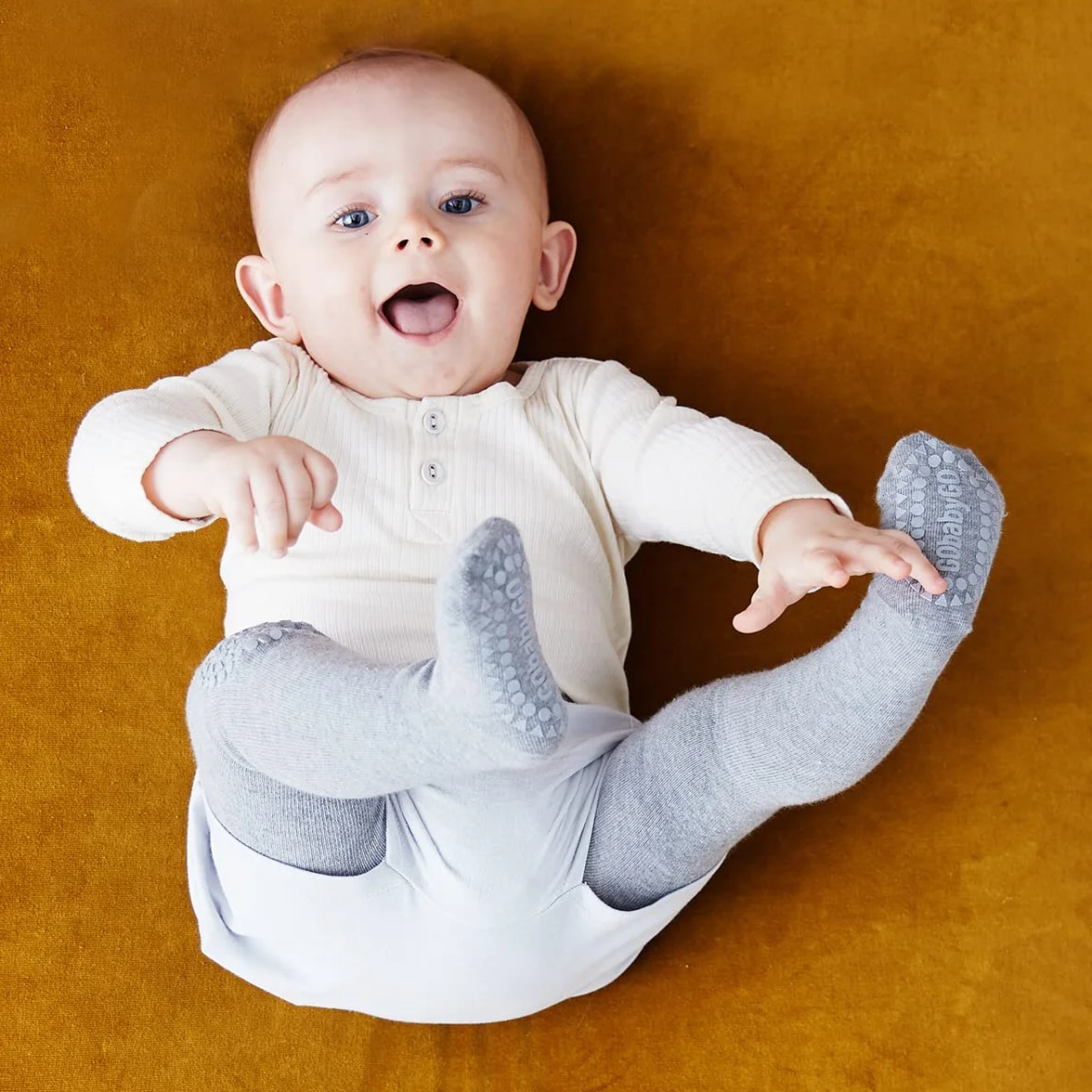 GoBabyGo Unisex Baby Gobabygo Rutschfeste Strumpfhosen Strumpfhose (1er Pack)