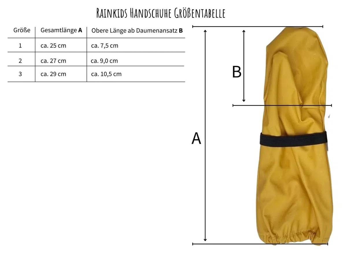 Rainkids Kinder Matschhandschuhe leicht gefüttert Buddelhandschuhe wasserdicht