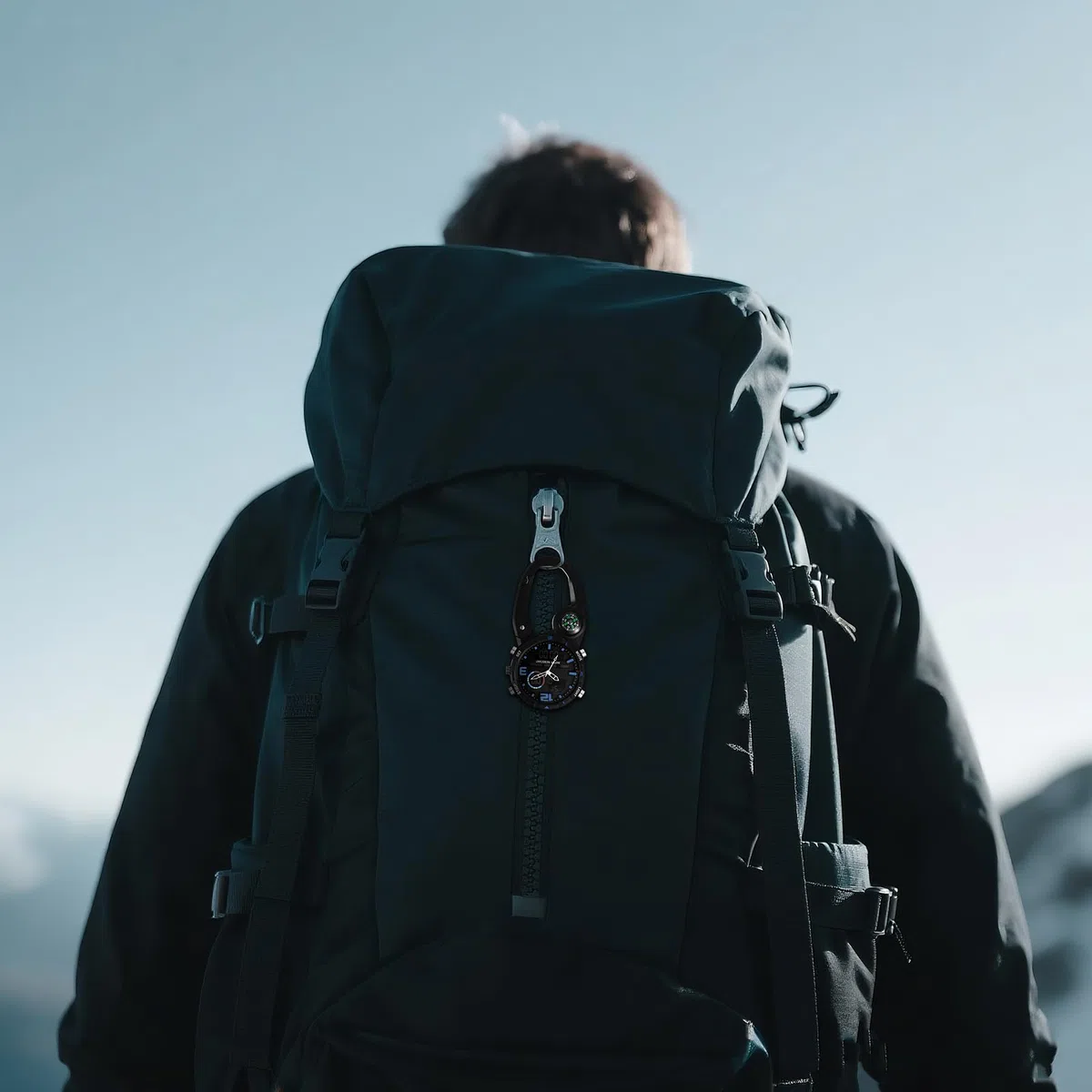 JewelryWe Taschenuhr mit Karabiner Befestigung Leuchtendes Gesicht Analog Quarz Uhr für Ärzte Krankenschwestern Sanitäter Köche
