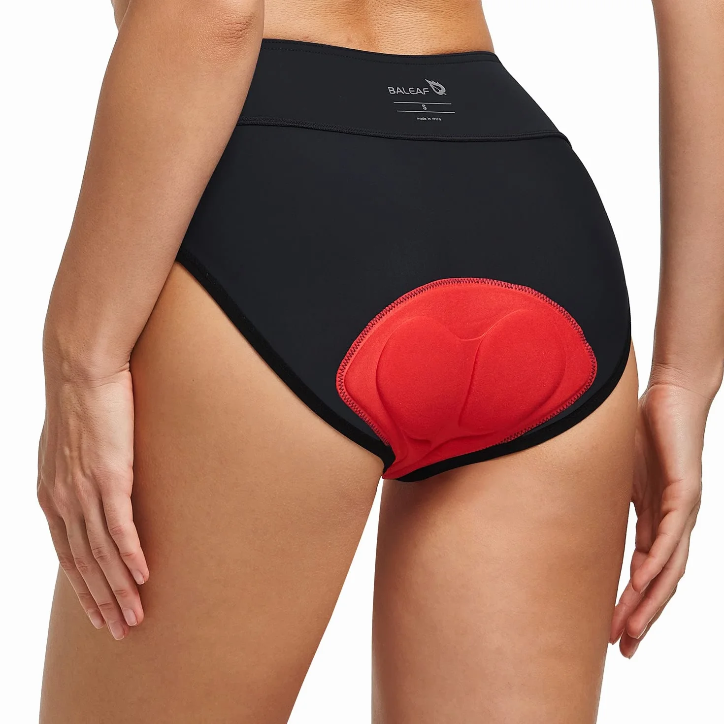 baleaf Damen Radsport Unterwäsche 3D gepolsterte Fahrradshorts Leichte schnell trocknende Radhosen Atmungsaktiv Radlerunterhose mit 3D Gel Sitzpolster
