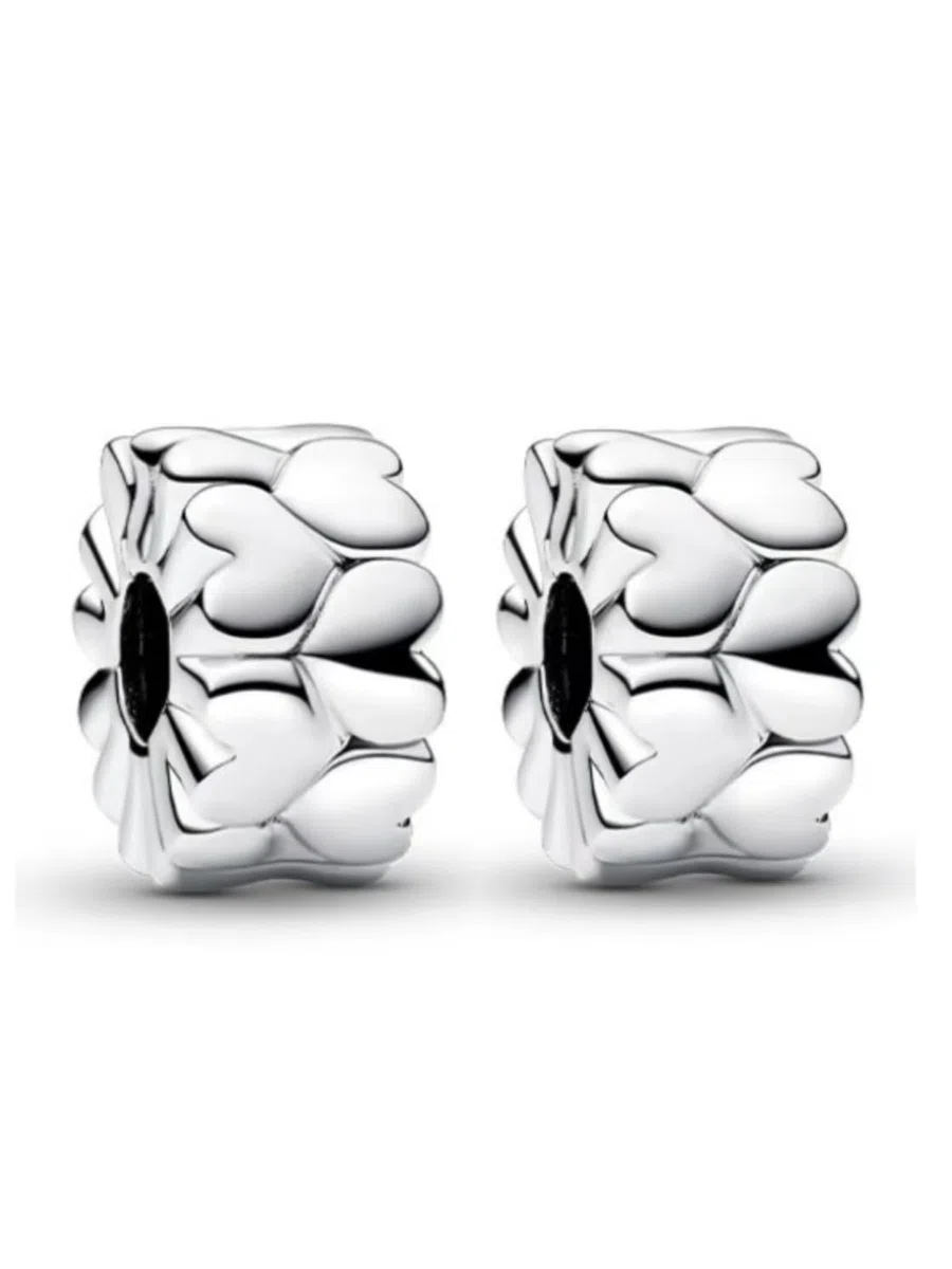 Charms Stopper 925 Sterling Silber für Armband mit Gummi Clip Stopper Charms für Bead Charm Armband Anhänger Spacer