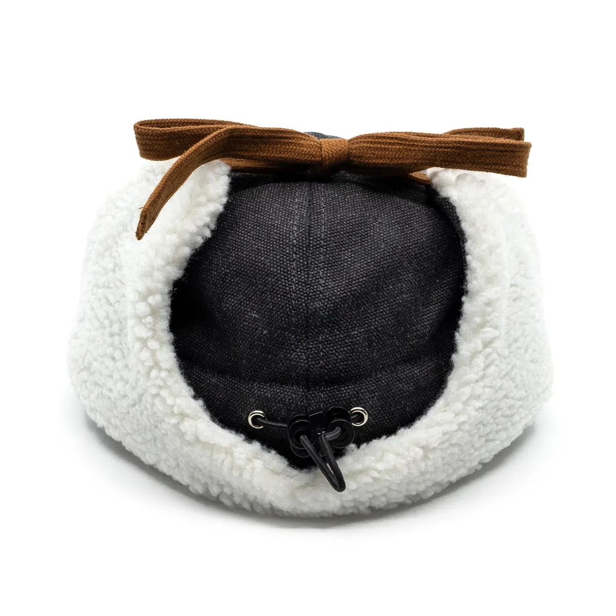 Bayerisches Winter Cap Kinder Lausbua Dunkelgrau Canvas