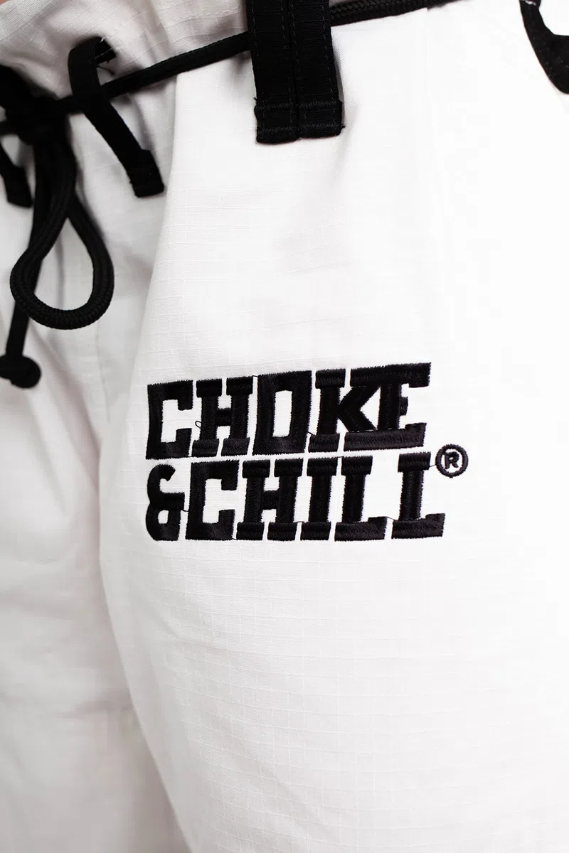 Choke&Chill BJJ Jiu Jitsu Einsteiger Anzug Gi - Weiß