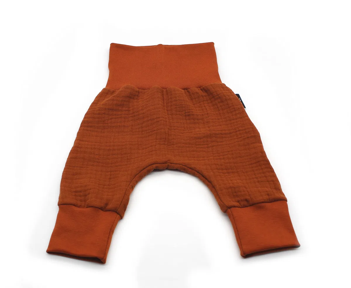 Anna Karinna Kids Pumphose Musselin Kinder Hose Baby Bio Baumwolle Sommer Junge und Mädchen Größen 62-116
