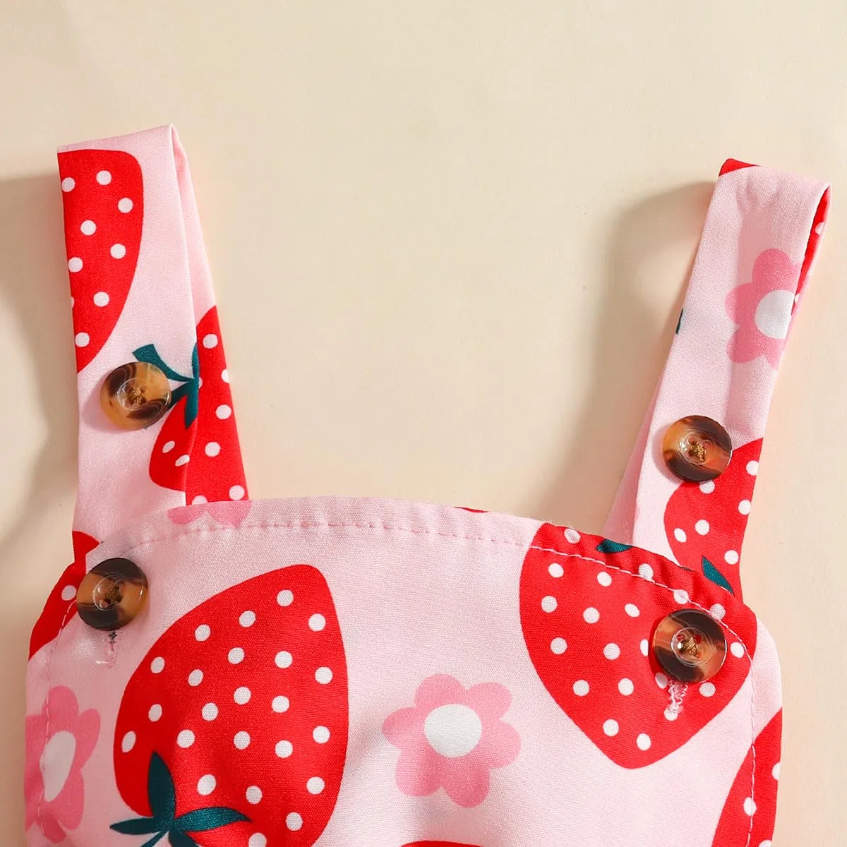 Sommer Herbst Kleidung für Baby Mädchen Niedlicher Süßes Print Kurzarm top mit Trägerrock und Stirnband 3-teiliges Outfit für Neugeborene Set 0-18 Monate