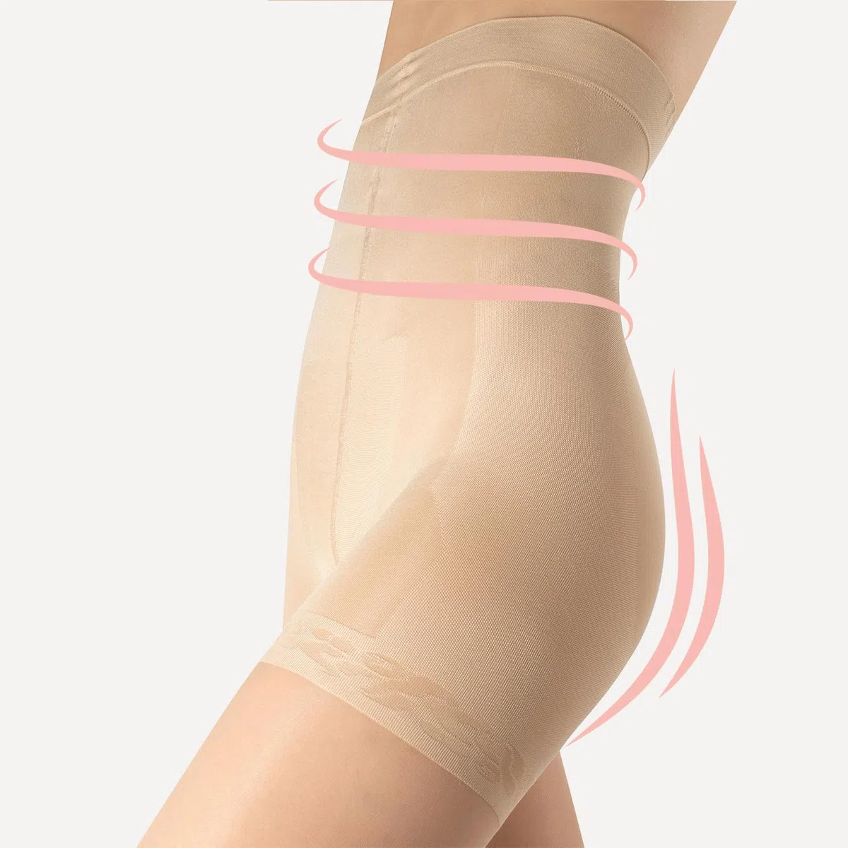 CALZITALY Figurformende Strumpfhosen Damen Push Up und Shaper 20 DEN