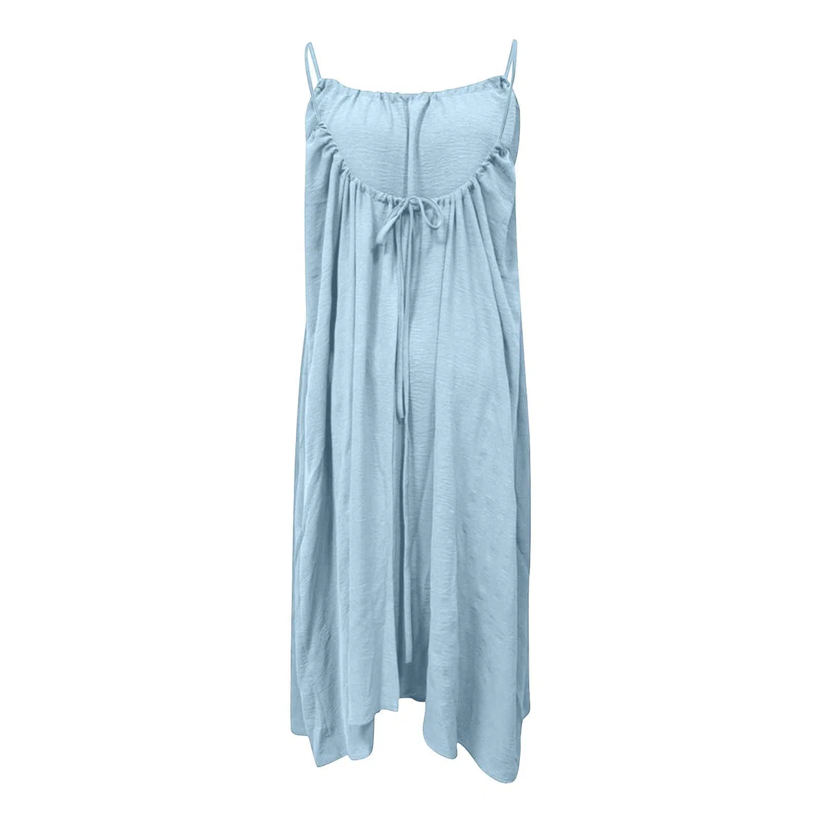 Kleider für Mädchen Baumwolle Sommerkleid Einfarbig Unterkleid Schwarz Kinder Freizeitkleid Elegant Kinderkleider Ärmellos Kleider Rückenfreies Kleid Luftige Mädchenkleid mit Kordelzug 5-13 Jahre