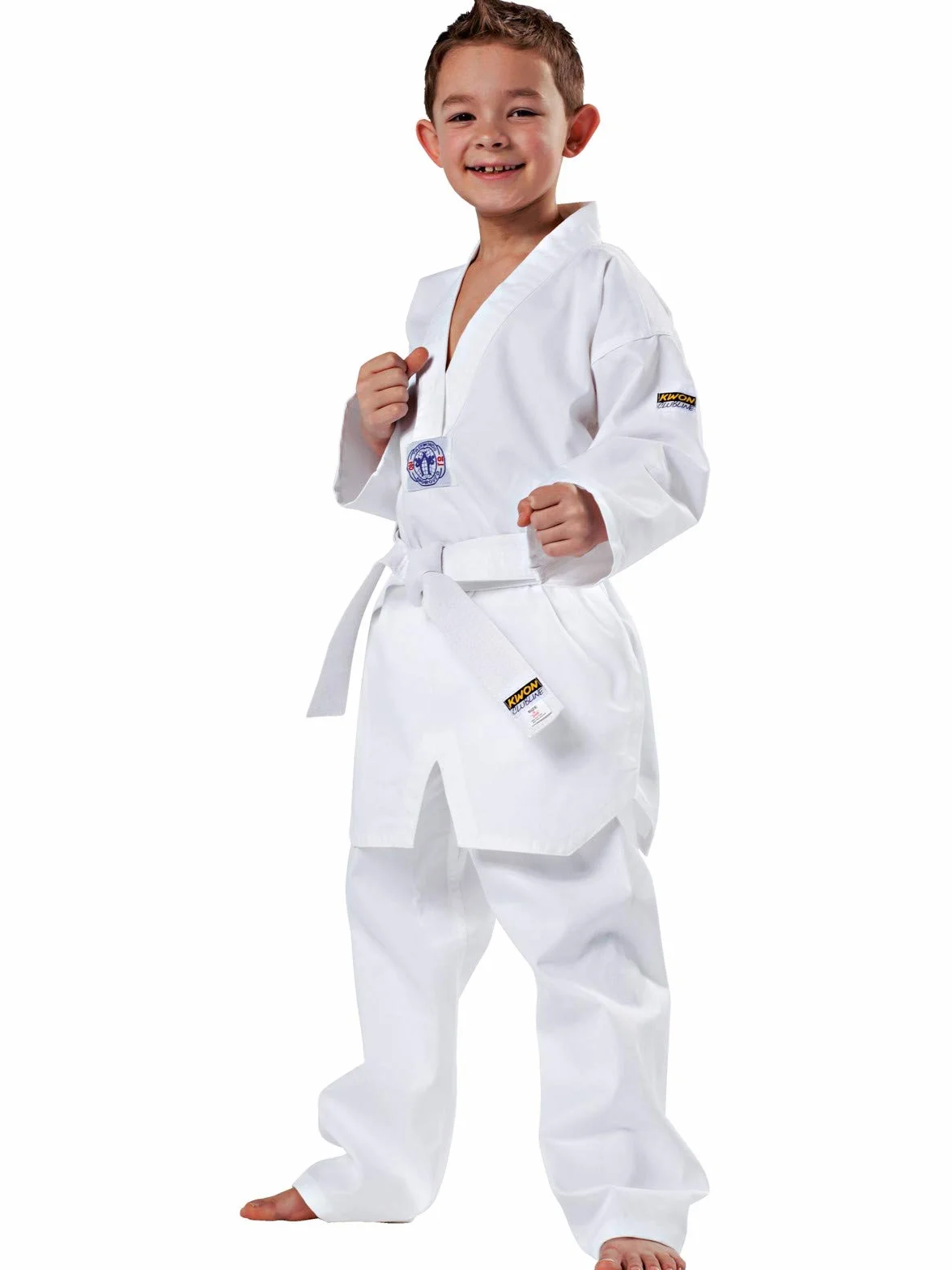 Kwon Song Kinder Sportanzug Taekwondo Anzug 3 Jahre Weiß