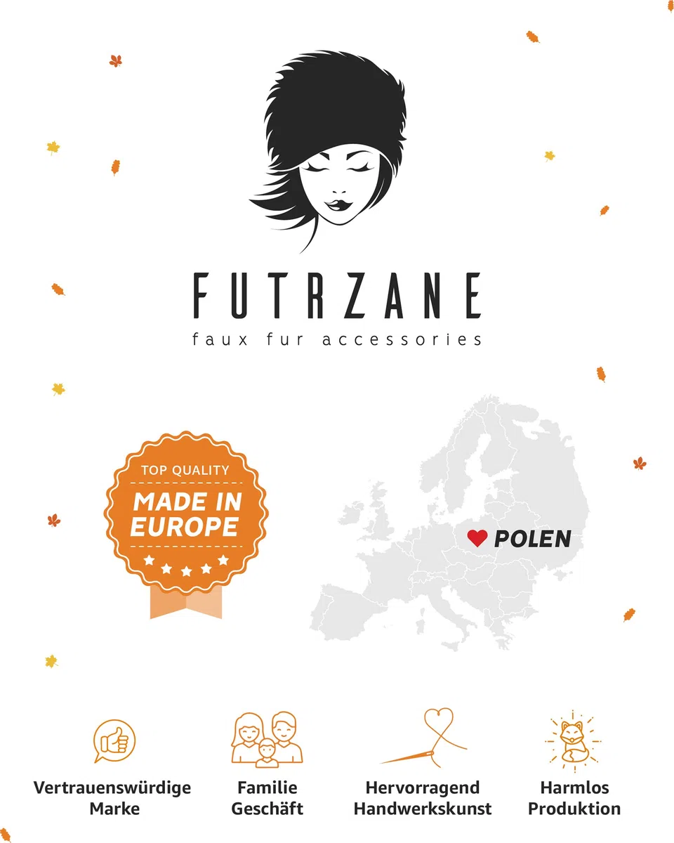 Futrzane Classic Kosakenmütze - Fellmütze Damen Winter - Pelz Russische Mütze