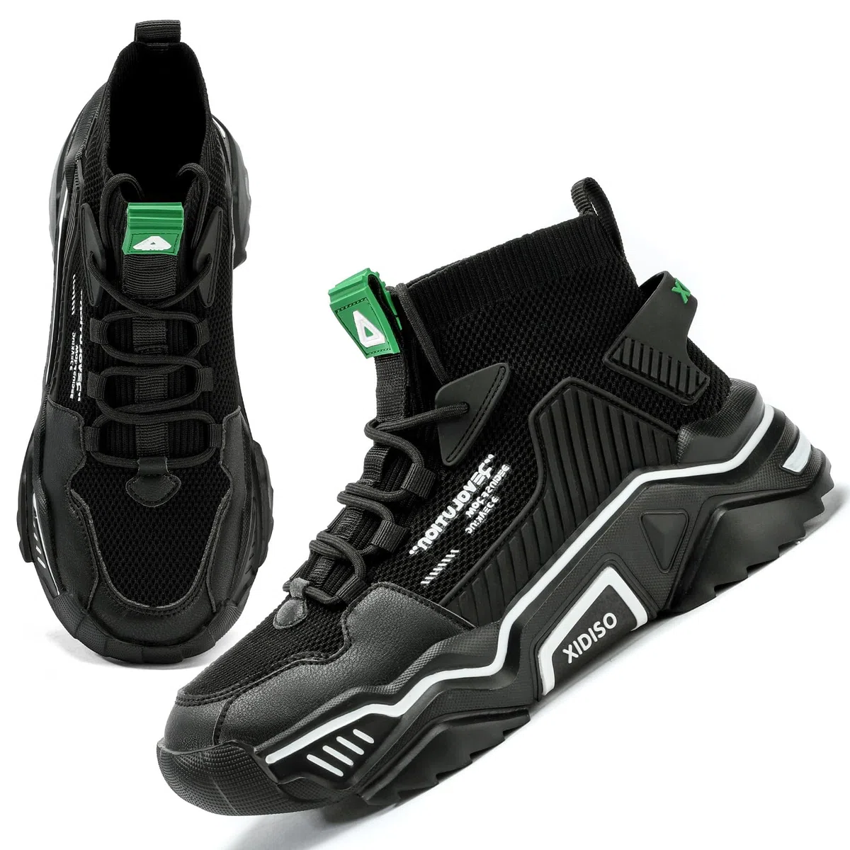 FUSHITON Herren Sportschuhe Turnschuhe Gym Leicht Hohe Schuhe Outdoor Fitnessschuhe Freizeitschuhe Sneakers Joggingschuhe Laufschuhe