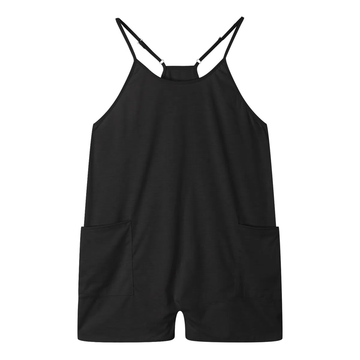 Jumpsuit Umstands Damen Sommer Locker Nursing Overall Ärmelloser Spaghettiträger Mutterschaft Playsuit Baggy Latzhosen Hohe Taille Stillstrampler Strand Boho Schwangere Romper Umstandsstrampler Shorts
