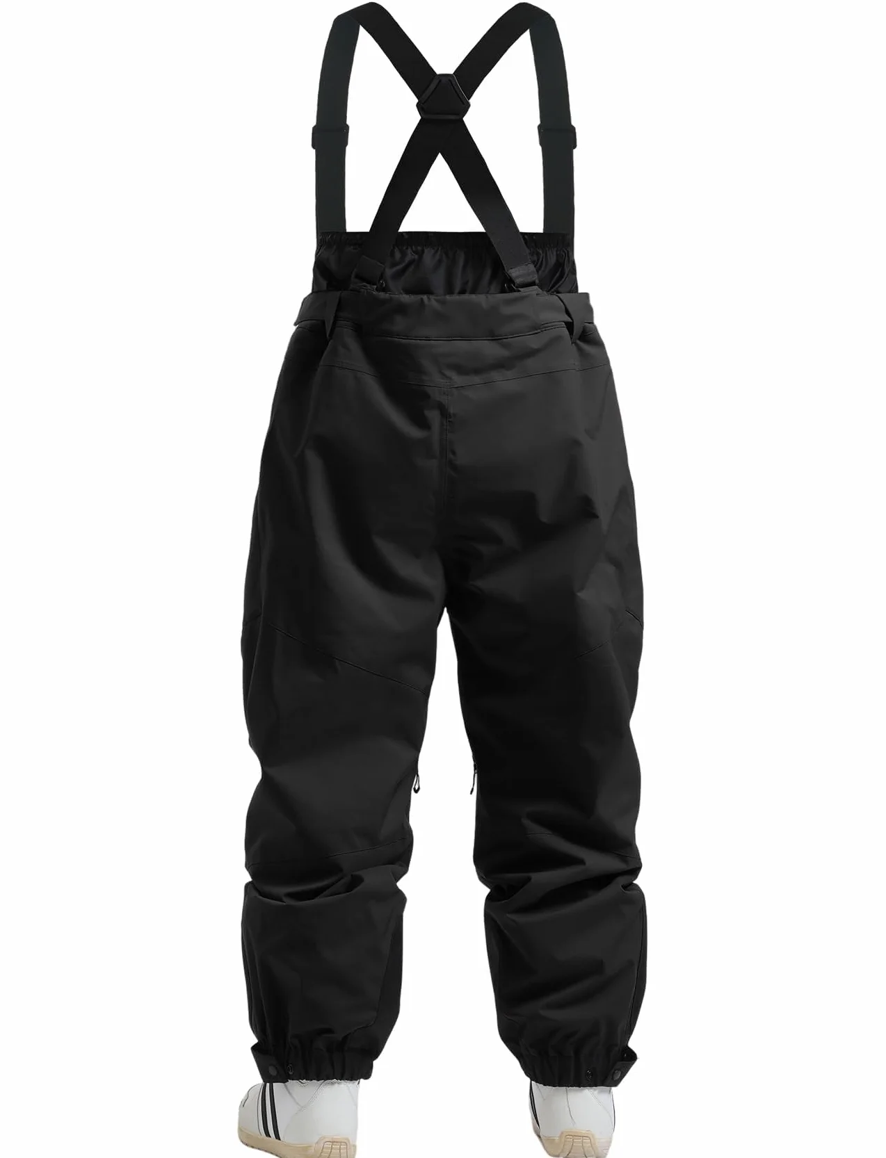 GSOU SNOW Herren Damen Skihose Baggy Snowboardhose Wasserdicht Winddicht Atmungsaktiv Warm mit Hosenträgern
