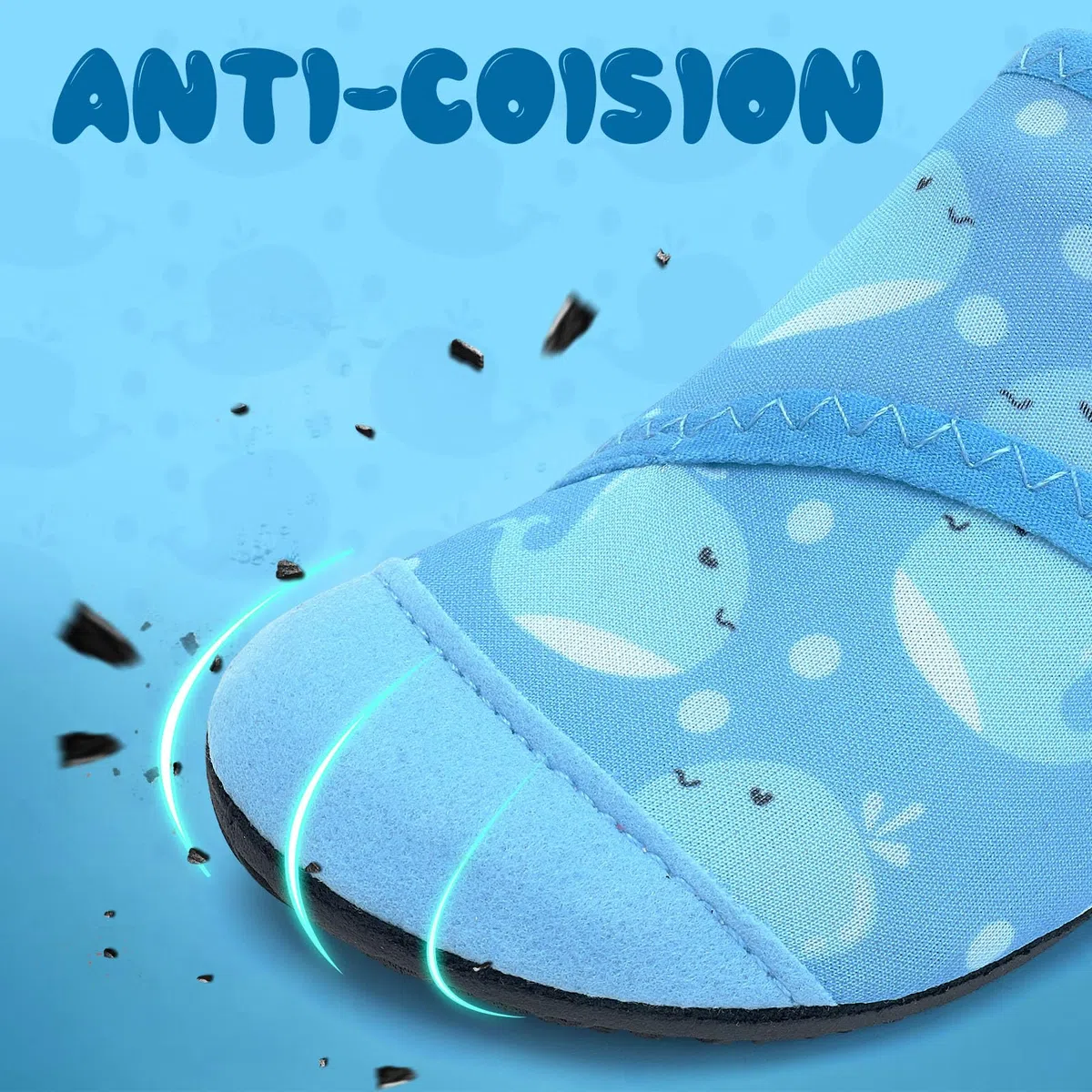 WateLves Badeschuhe Kinder Strandschuhe Schwimmschuhe Jungen Mädchen Baby Wasserschuhe Schnell Badesoken Aquaschuhe Trocknend Barfuss Schuhe