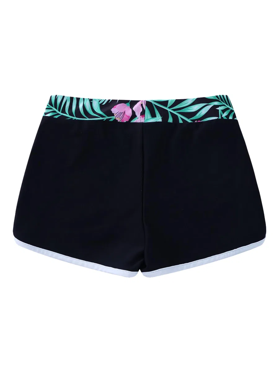 Oyolan Mädchen Badeshorts Sommer Kurze Badehose Schwimmshorts Strand Shorts Boardshorts Slim Fit Beachwear 3-16 Jahre