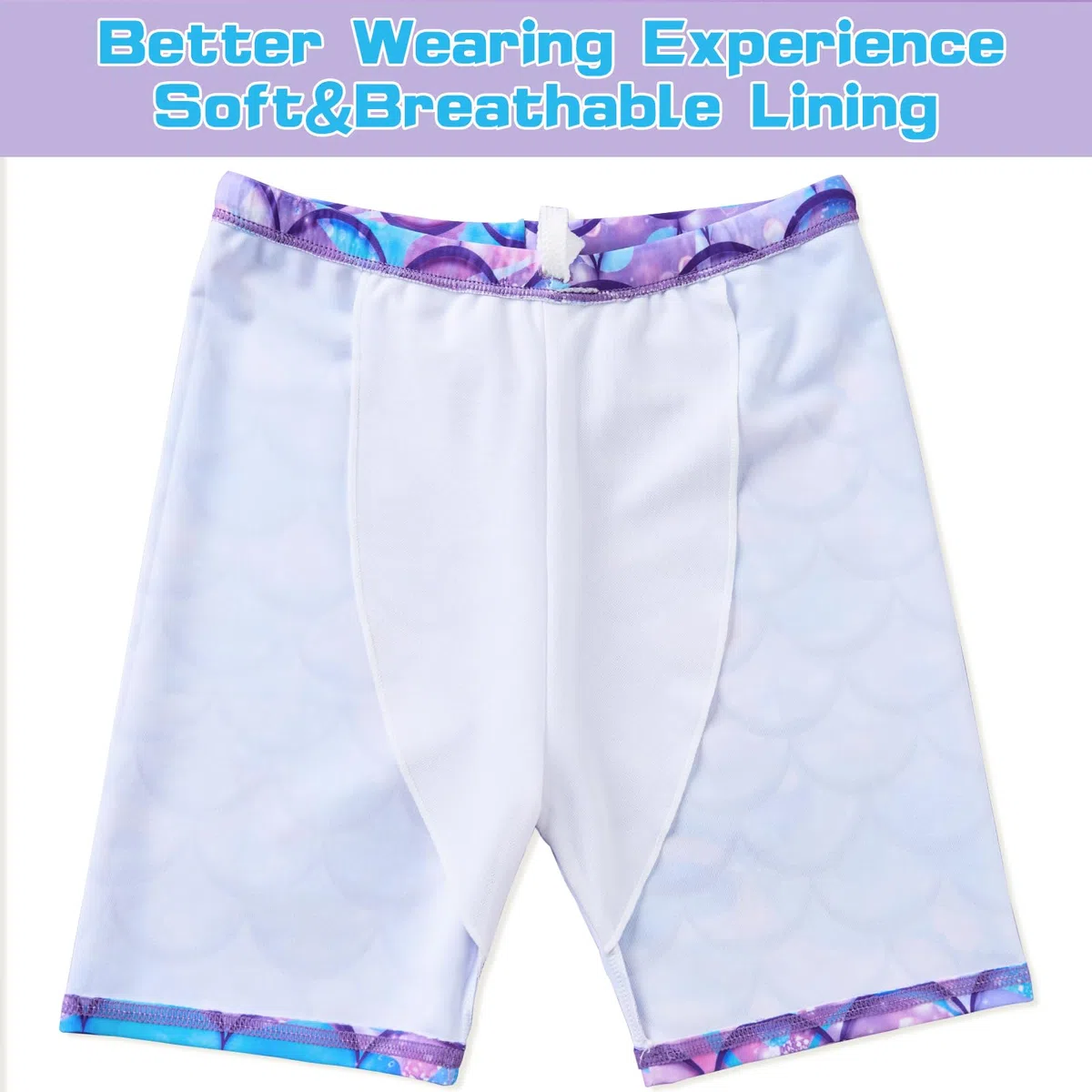 WAWSAM Mädchen Badeanzug Bademode Schwimmen 2 Stück Kinder Uv-Schutz Badeanzug Bade-Set Trunk und Rashguard