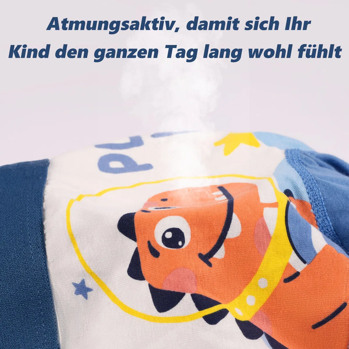 GRPSKCOS Unterhosen Jungen, 4er Pack Boxershorts Kinder Jungen Dinosaurier Cartoon Unterhosen, 2-8 Jahre