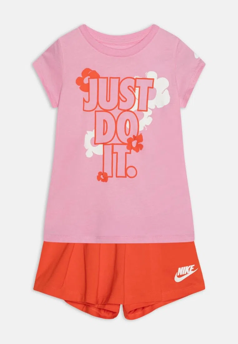 Nike Mädchen Floral Skort Set 36l814 KOMPLETT