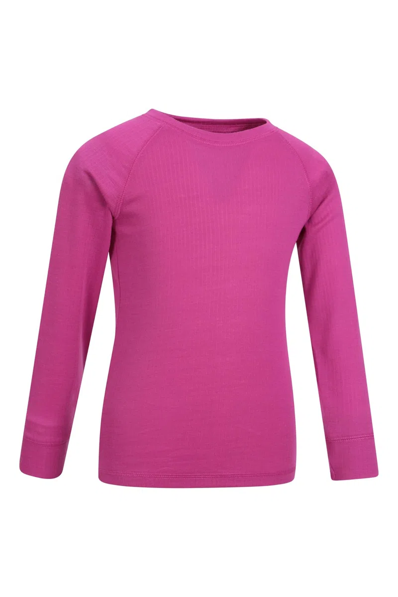 Mountain Warehouse Talus Kids Base Layer Top - Atmungsaktive & leichte feuchtigkeitsableitende Baselayer, Jungen & Mädchen Shirt - Herbst Winter, Outdoor, Reisen
