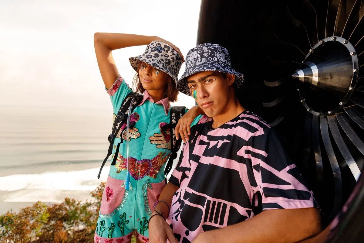 Vibe Festival Gear Bucket Hat Unisex für Männer Frauen Mode Fischerhut Niedliche Fischermütze