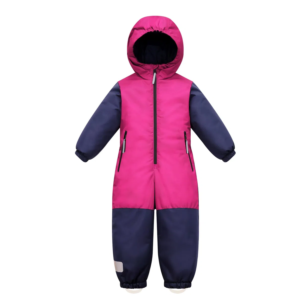 Owntop Schneeanzug Kinder Unisex, Schneeoverall Mädchen Jungen, Winddicht Wasserdicht Skianzug mit Kapuze Reißverschluss (Rosa,104)