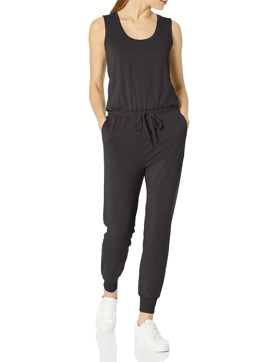 Amazon Essentials Damen Studio-Frottee-Overall, 68,0cm Beininnenlänge (Erhältlich in Übergröße)