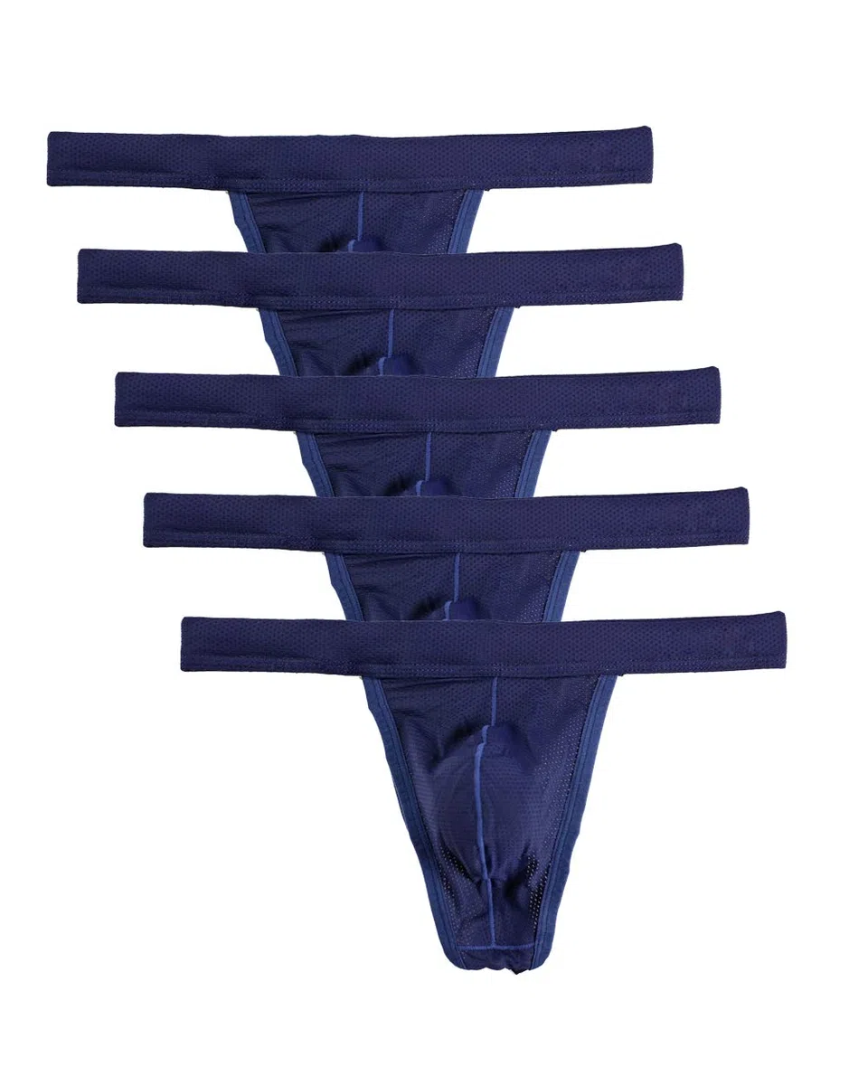 Summer Code Herren Low Rise Mesh Slips String Sexy Tanga Unterwäsche