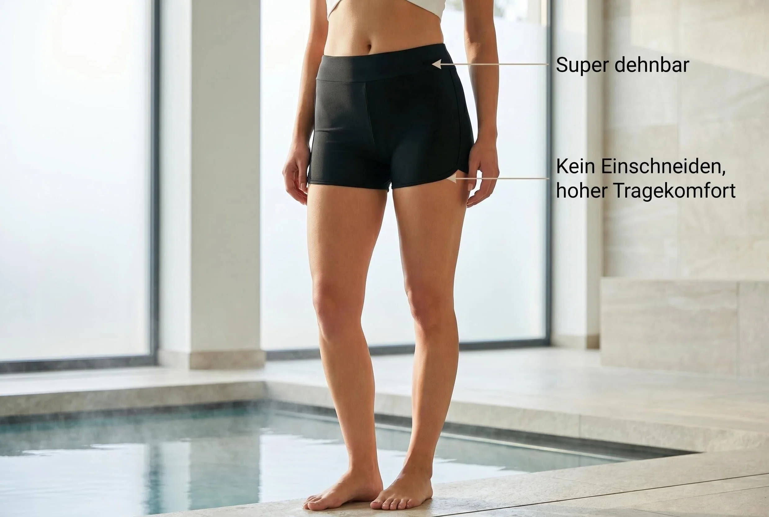 Damen Badeshorts Badehose - Bauchweg Badeshorts Sommer Badehose Charming High Waist UV Schutz Schwimmhose Kurze Bikini Shorts Schwimmhose Sport Gym High Waisted Shorts