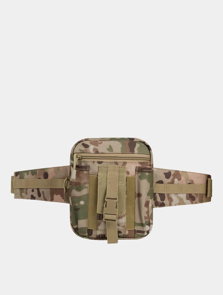 Brandit Waistbeltbag Allround, Gürteltasche mit zusätzl. Flaschenhalterfür Outdoor