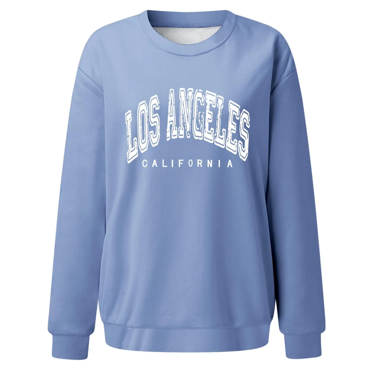 Pullover Damen Sweatshirt Briefe Drucken Elegant Basic Langarmshirt Rundhals Pulli Herbst Winter Frauen Buchstaben Druck Locker Casual Oberteil Sport Streetwear Sweatshirts ohne Kapuze Bluse Tops