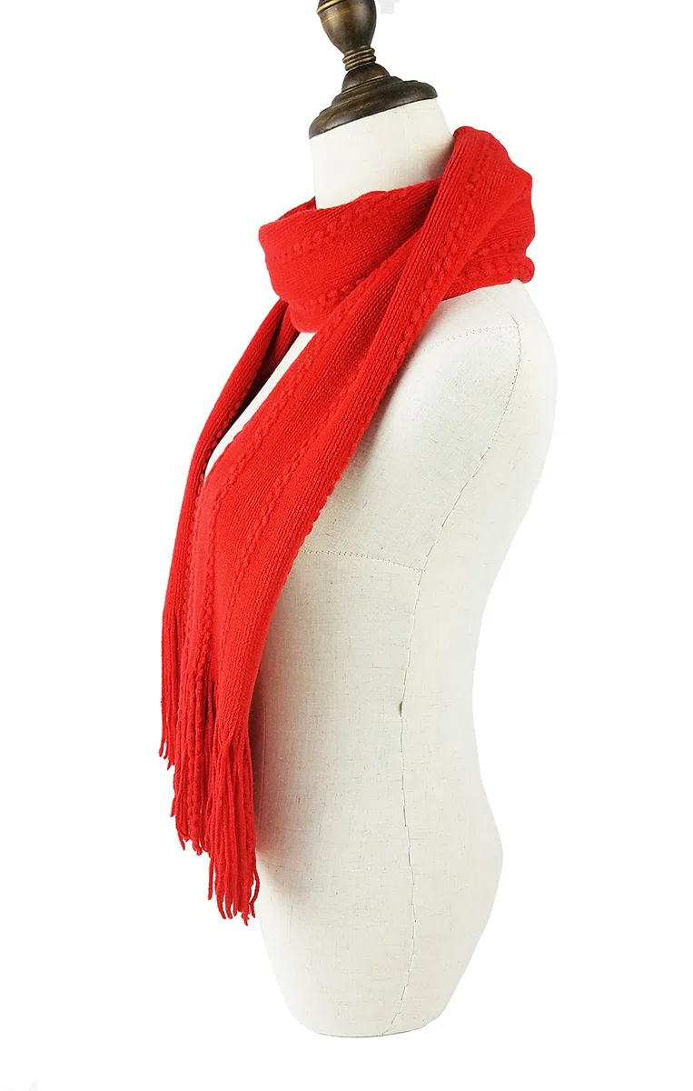 BRUCERIVER Damen Ultra Weich Gestrickter Schal & Handschuh Set Touchscreen Funktion Cashmere Gefühl Cable Design