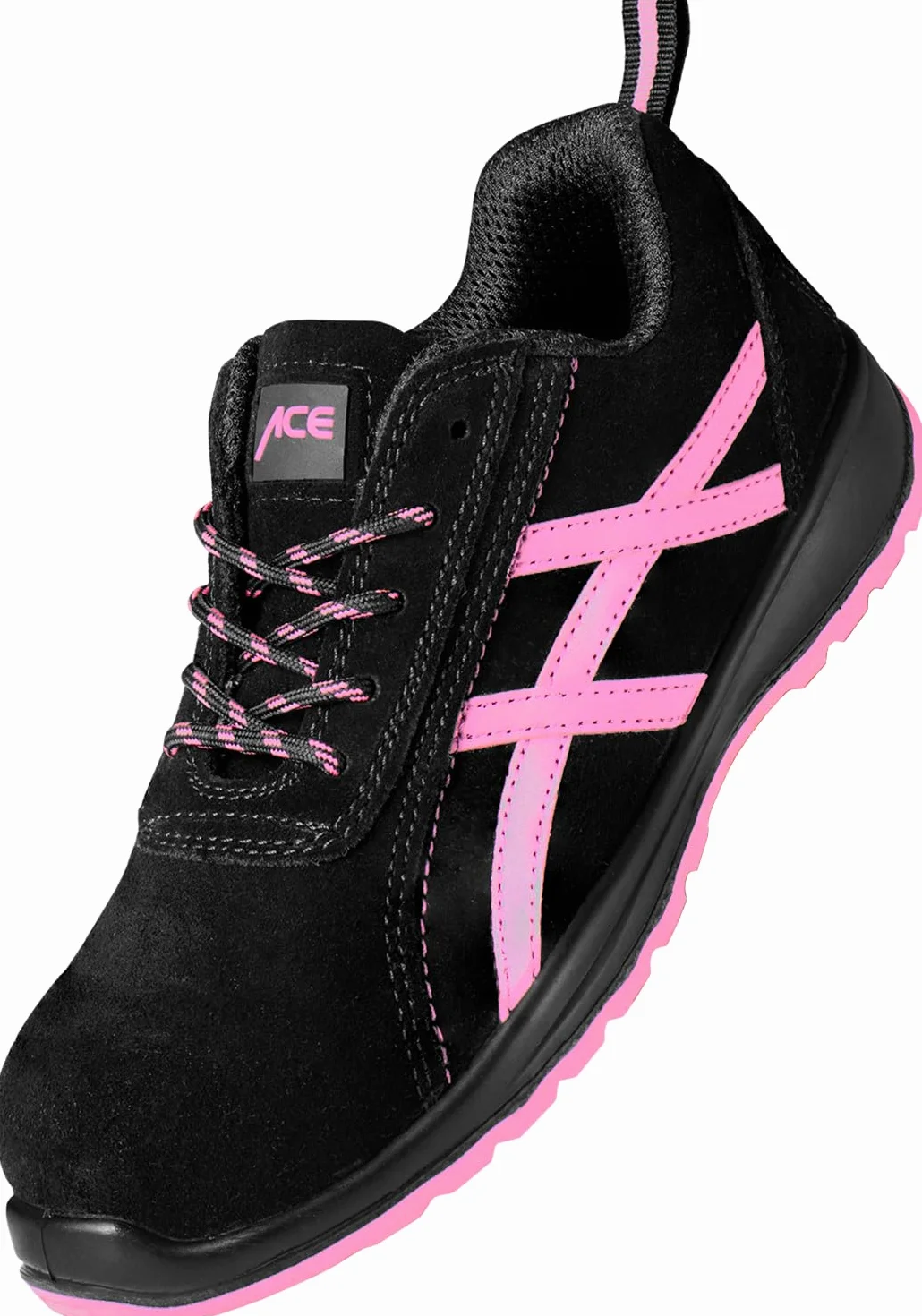 ACE Aurora S1-Arbeitsschuh - modischer Sicherheitsschuh mit Stahlkappe für Damen - super leicht