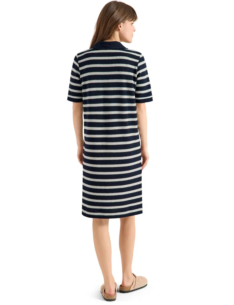 Cecil Damen 1409310 Knielanges Kleid in Ajourstrick (1er Pack)