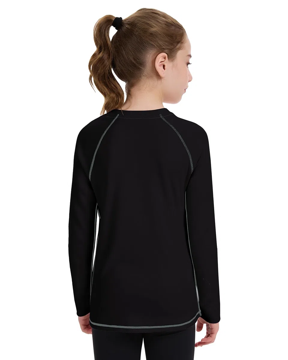 Soneven Thermo Langarmshirts Mädchen Pullover Jungen Unterwäsche Kinder Langarm Sportshirt Long Sleeve Unterhemden Thermo Oberteil